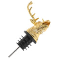 Deer Head Shape Wine Spout Pourer Bottle Stopper R4845