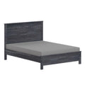Grey Queen Size Solid Wood Platform Bed Frame U220