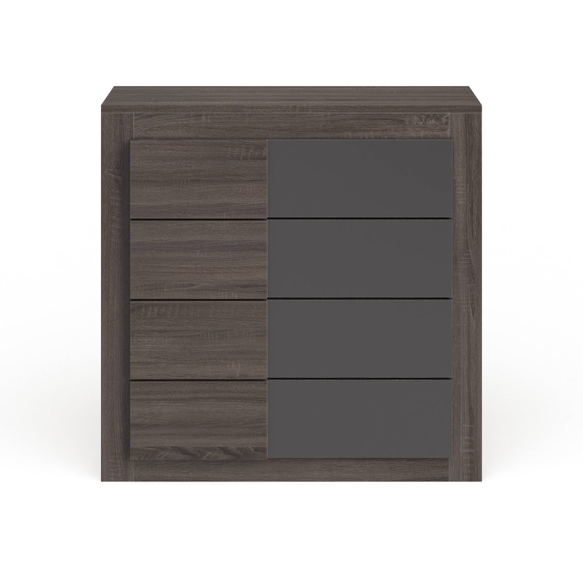 Dark Oak Finish 4-Drawer Chest L3517