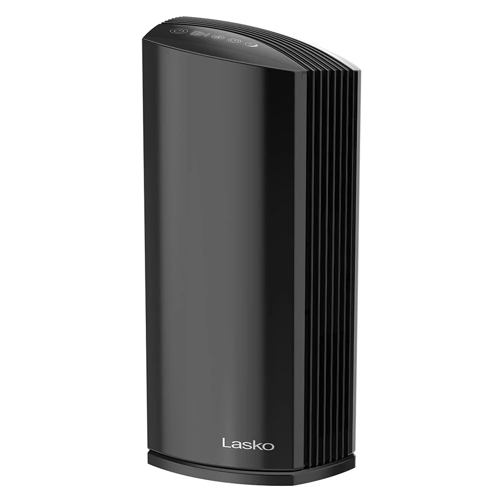 Black HEPA Filter Air Purifier Tower with Timer N540332