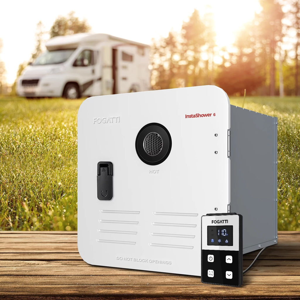 Tankless Propane RV Water Heater White 2.2 GPM 42,000 BTU B956539