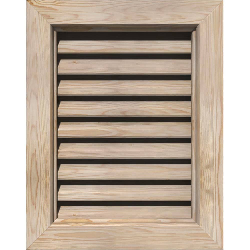 18-in x 18-in Unfinished Smooth Pine Gable Vent O162