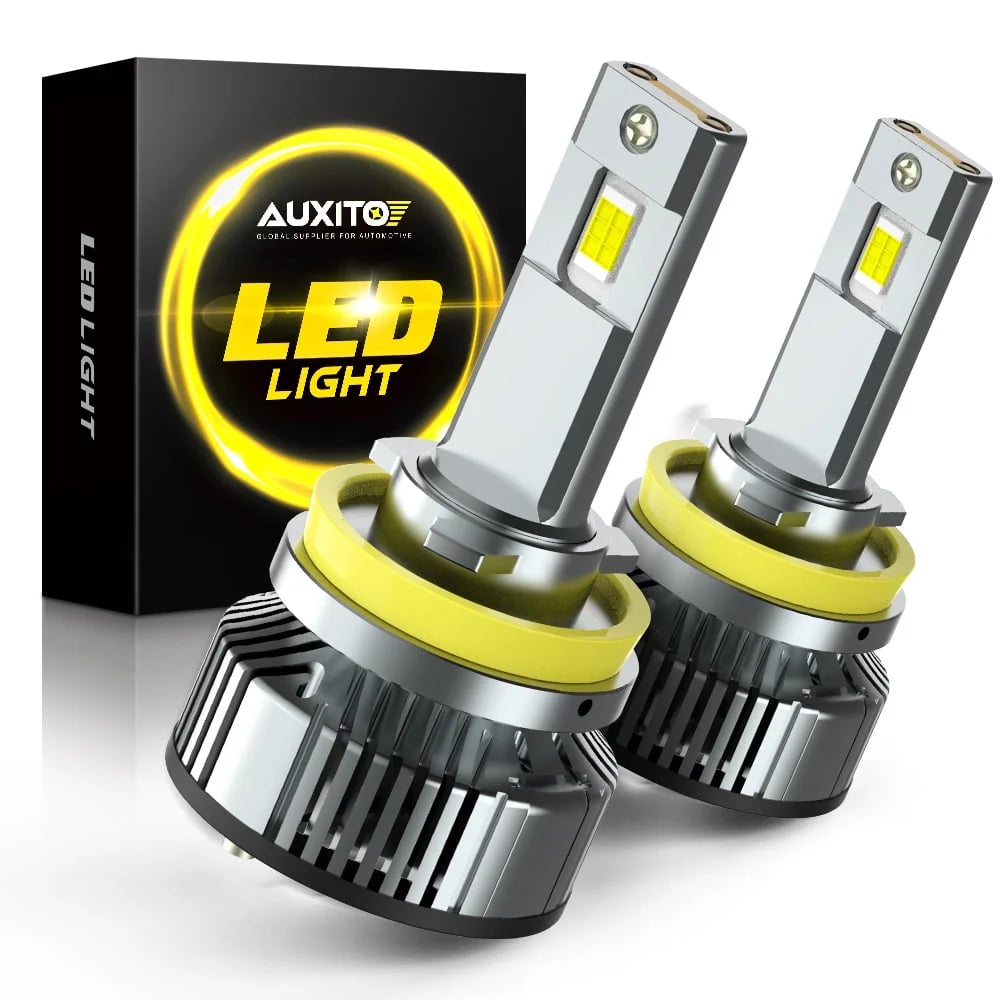 H11 LED Headlight Bulb 6500K Cool White Pack of 2 C393