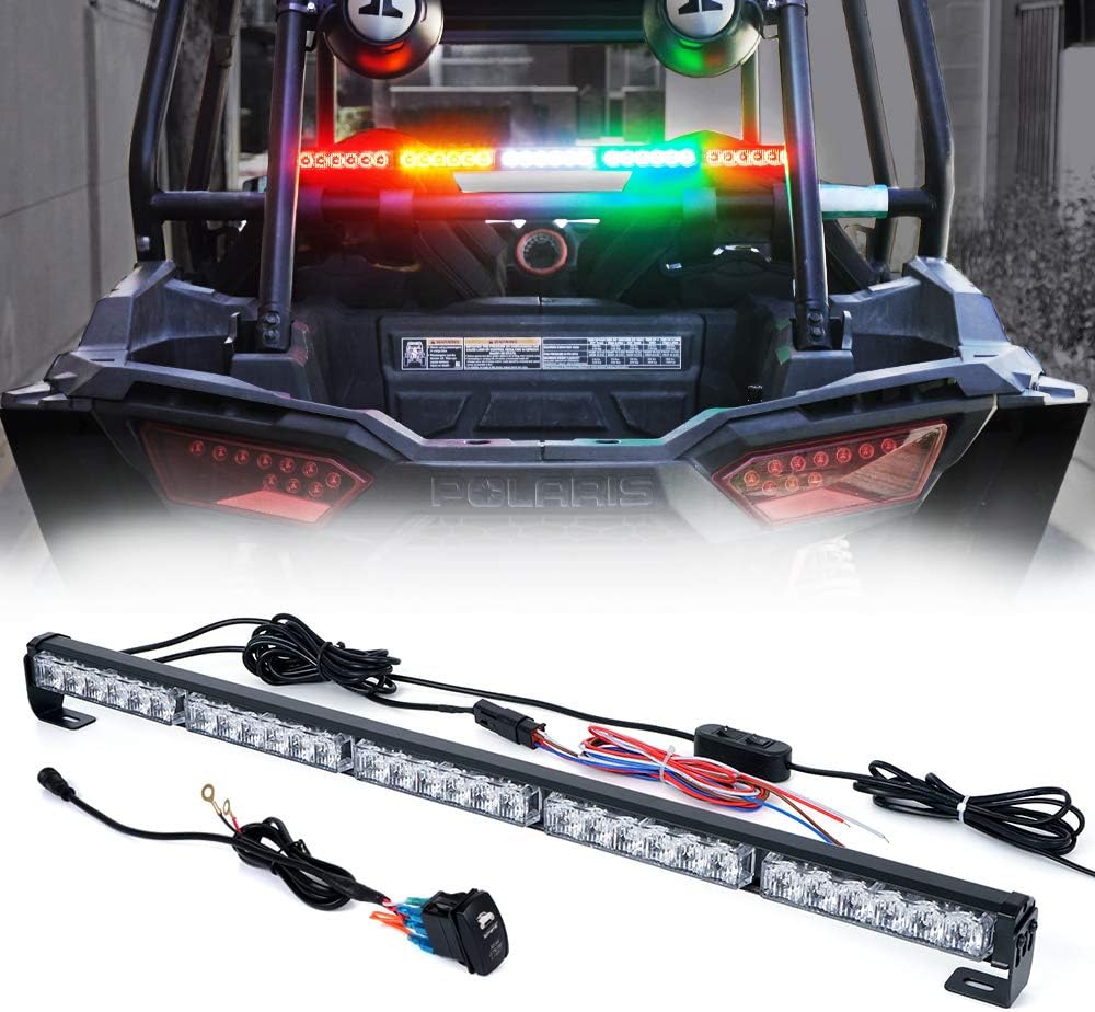 30 Inch LED Chase Strobe Light Bar with Turn Signal Brake Reverse E324