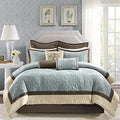 King Blue 9 Piece Comforter Set V307608