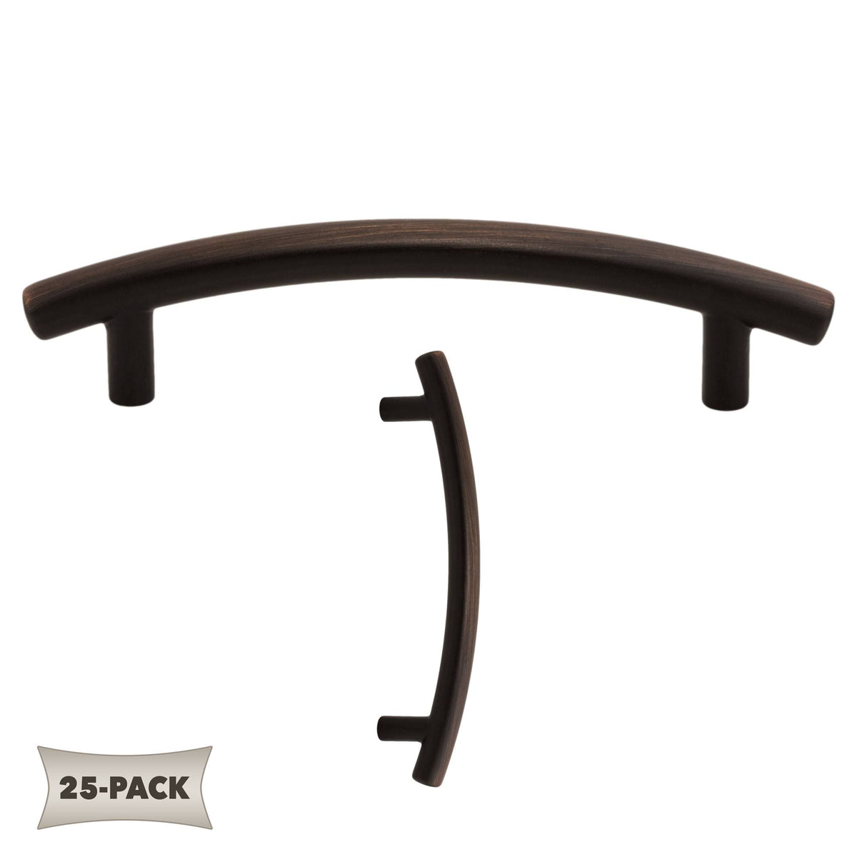 25 Pack 3 3/4 inch Oil Rubbed Bronze Cabinet Hardware Pull A797