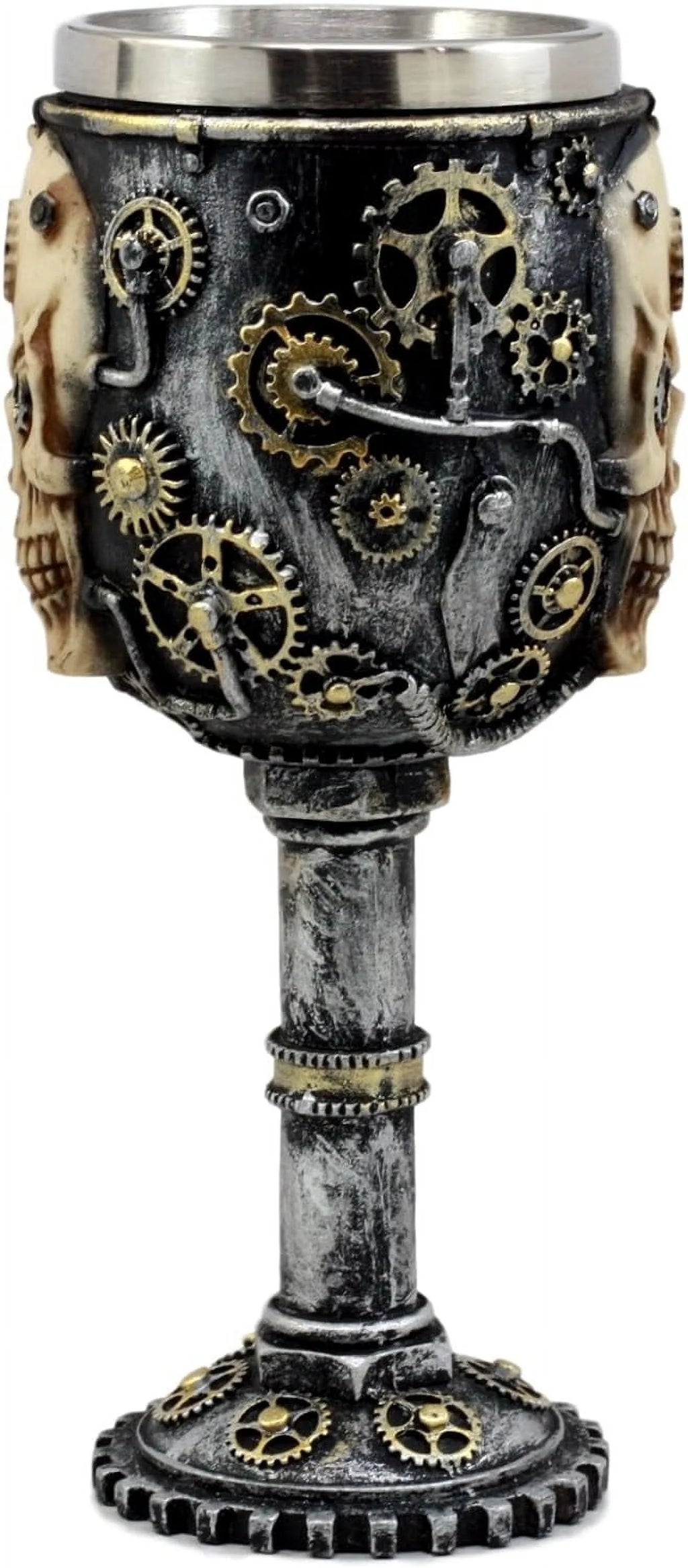 Silver 6Oz Wine Goblet Cup Figurine Y7777