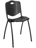 Black Plastic Stack Chair B86032