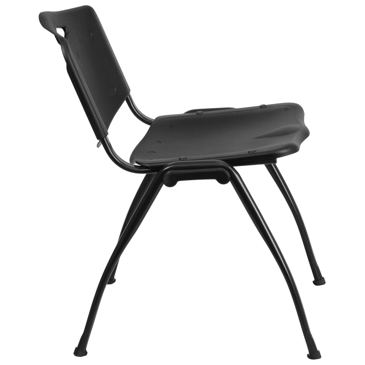 Black Plastic Stack Chair B86032