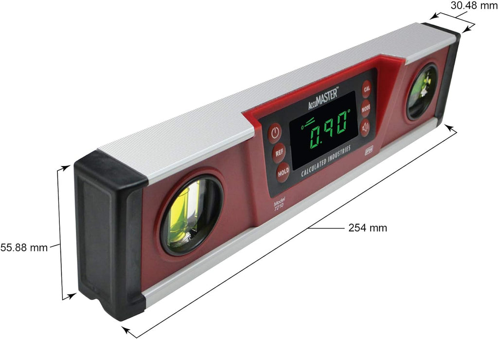 Digital Torpedo Level and Protractor with Neodymium Magnets and LED Display C73301