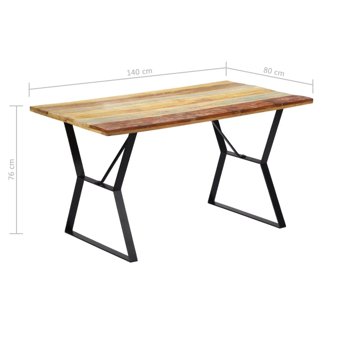 Solid Reclaimed Wood Dining Table S922393