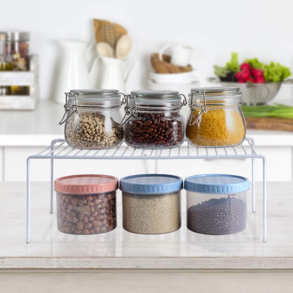 Freezer Cabinet Storage Shelf Rack, Medium (13 x 9.4 Inch) Steel Metal Frame, 1 Pack Z27640