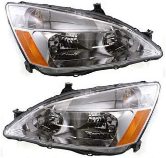 Passenger Side Hybrid Combination Headlight for Honda Accord 2003-2007 W403