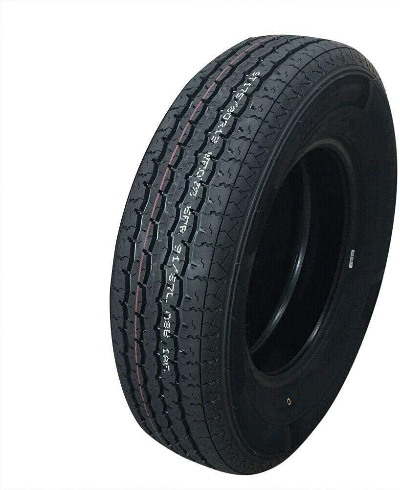 Set of 2 Trailer Tires ST175/80R13 Radial Tubeless O540