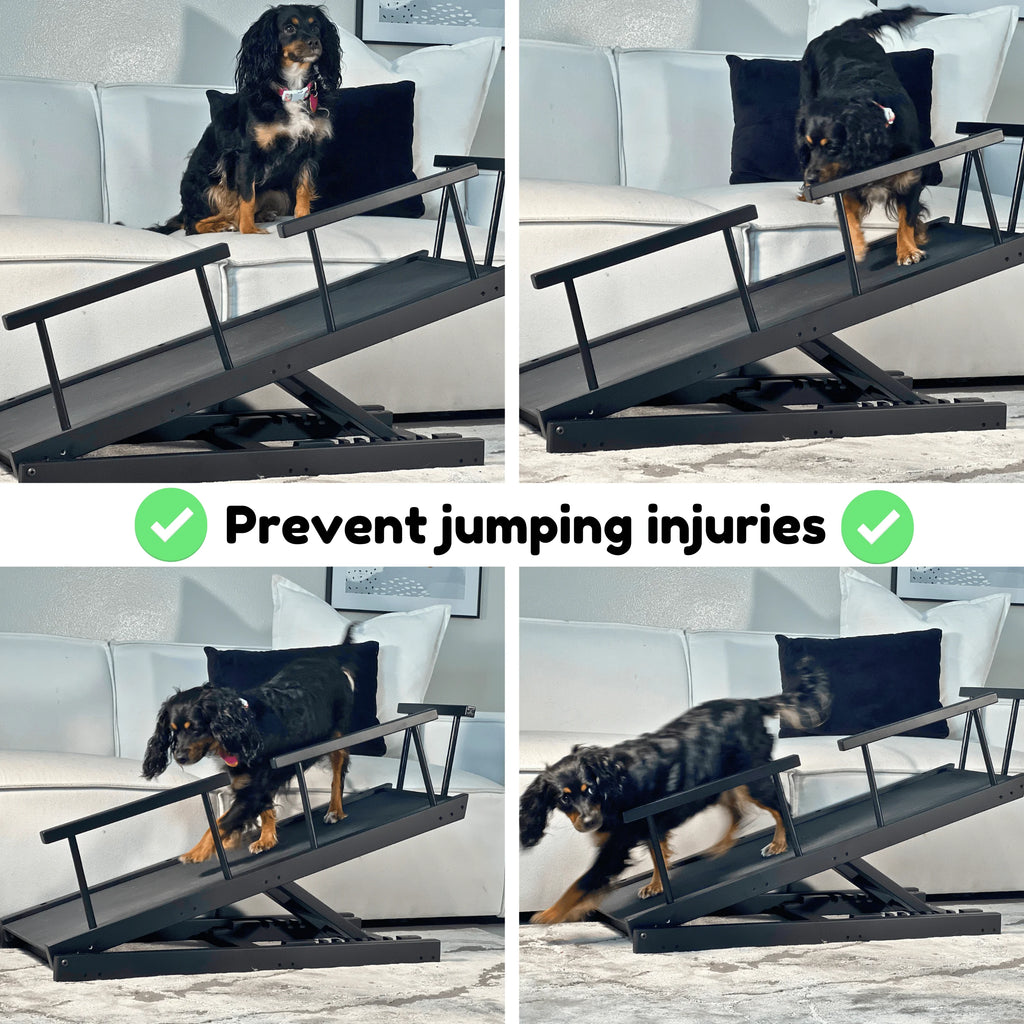 Adjustable 10" to 20" Anti Slip Pet Ramp for Couch S703