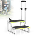 2 Step Stool with Handrail, Anti-Slip Mats, Wide Platform H7934