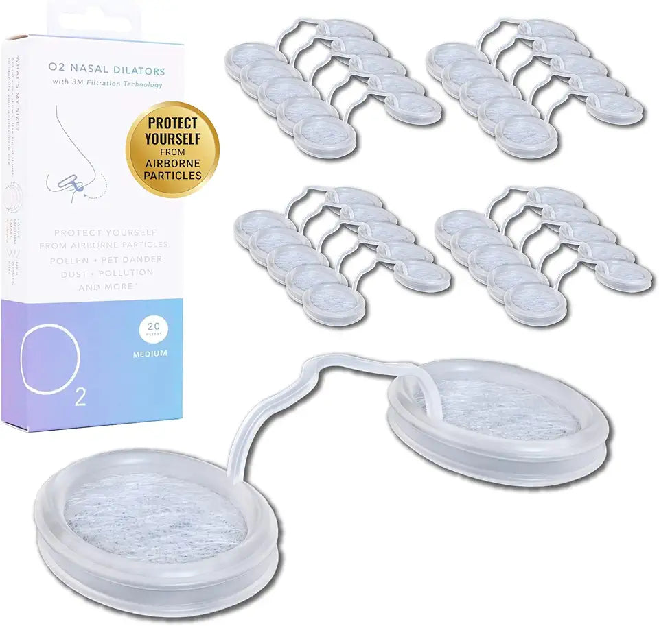 Nose Filters with 3M Filtration, Size Medium, Pack of 20 W115