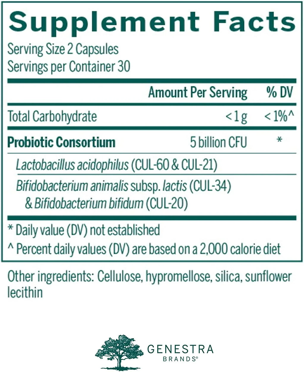 60 Capsules Probiotic Formula C366475