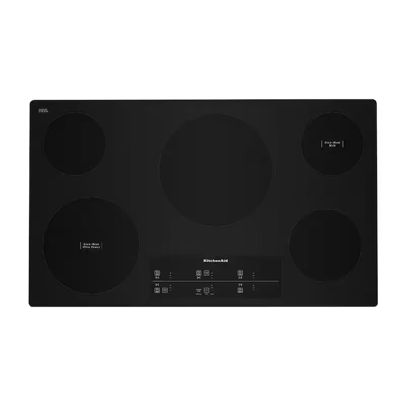 Black 36 in. 5 Element Electric Cooktop C4806