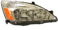 Passenger Side Hybrid Combination Headlight for Honda Accord 2003-2007 W403