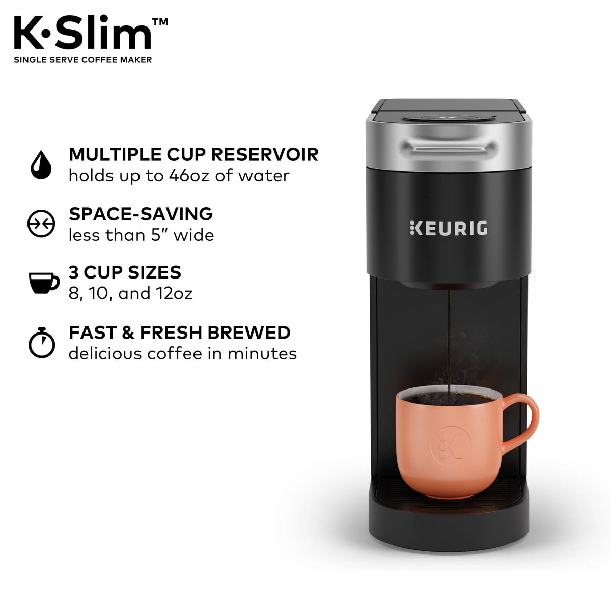 Single Serve K-Cup Pod Coffee Maker J41730