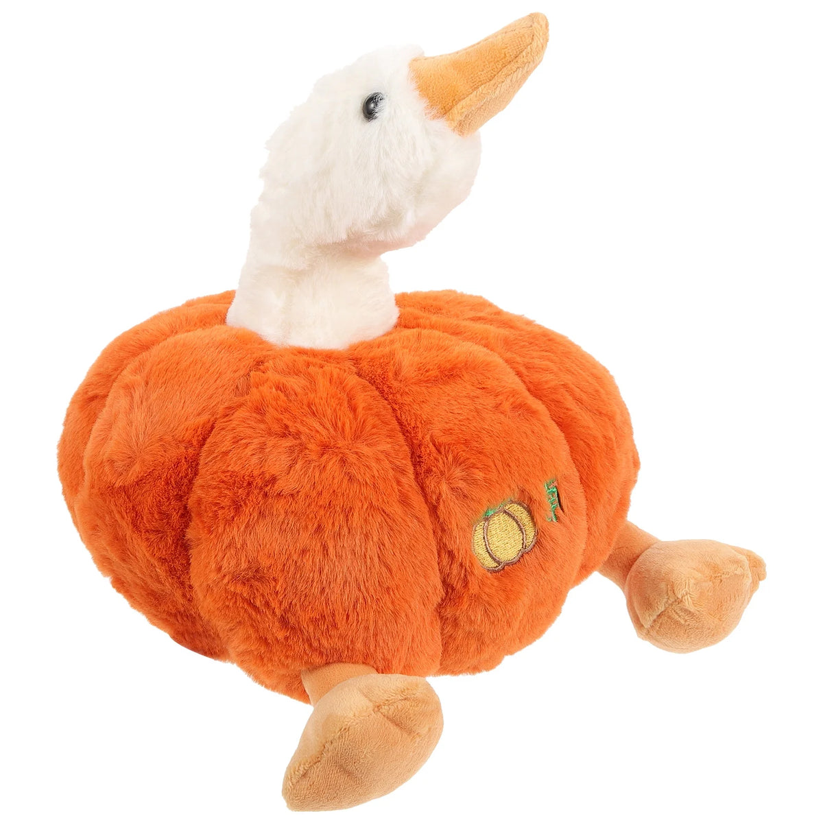 Plush Pumpkin Duck Stuffed Animal Doll P429091