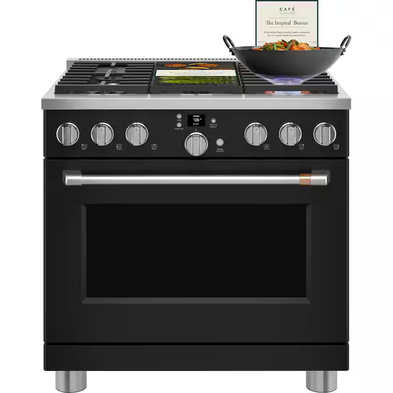 6 Burner Slide-In Gas Range with Air Fry and Convection L4044