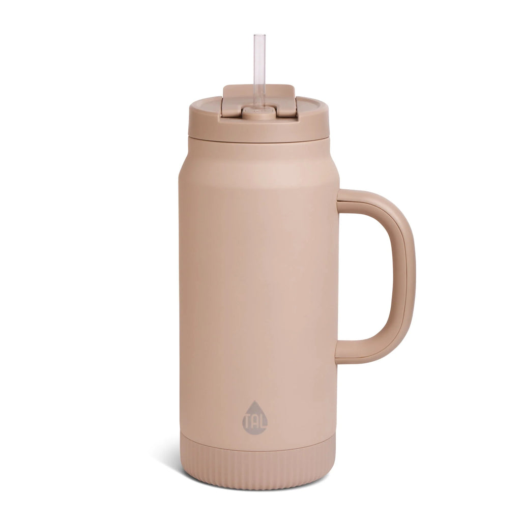 Stainless Steel Tumbler with Straw 64 fl oz Red Y438