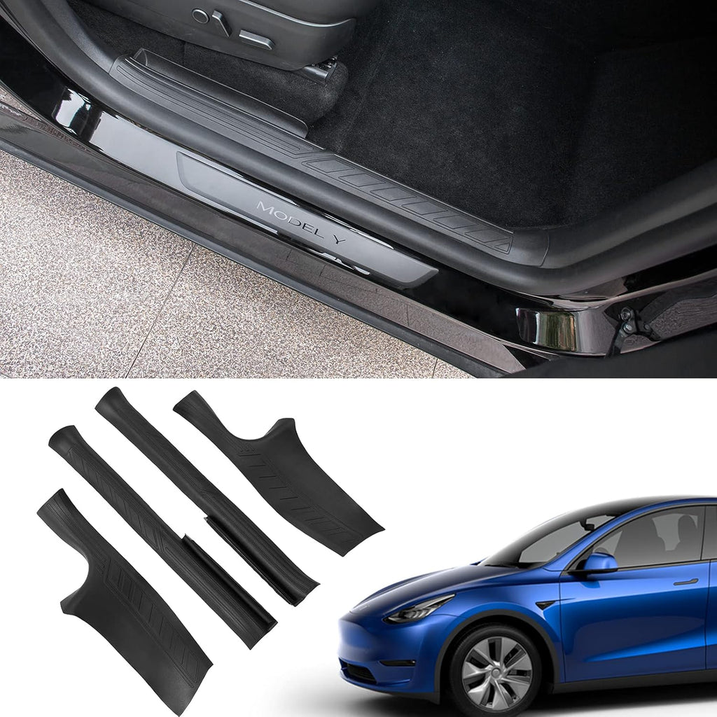 Door Sill Plate Protector for Tesla Model Y 2020 2021 2022 U582