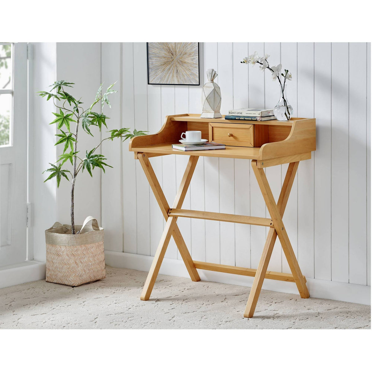Folding Desk Natural P278575