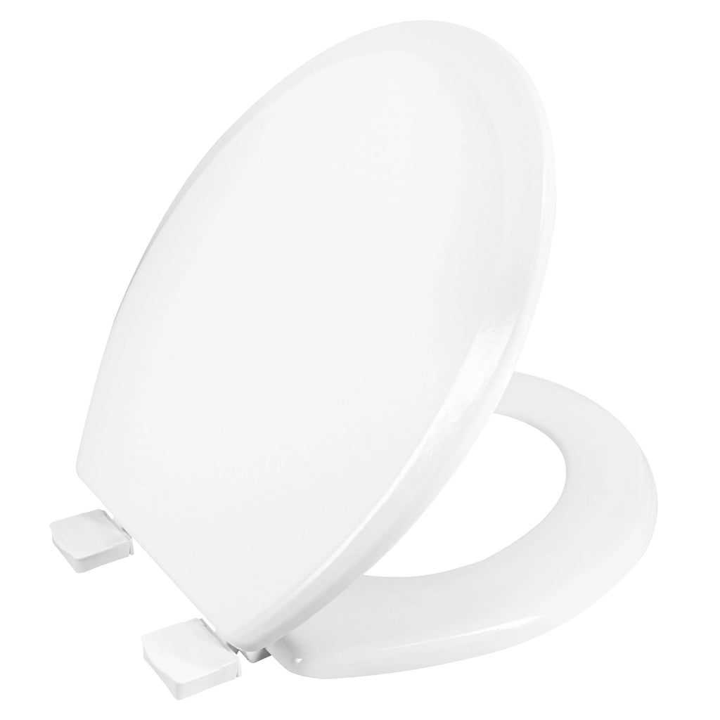 Antimicrobial Elongated Wood Toilet Seat N202508