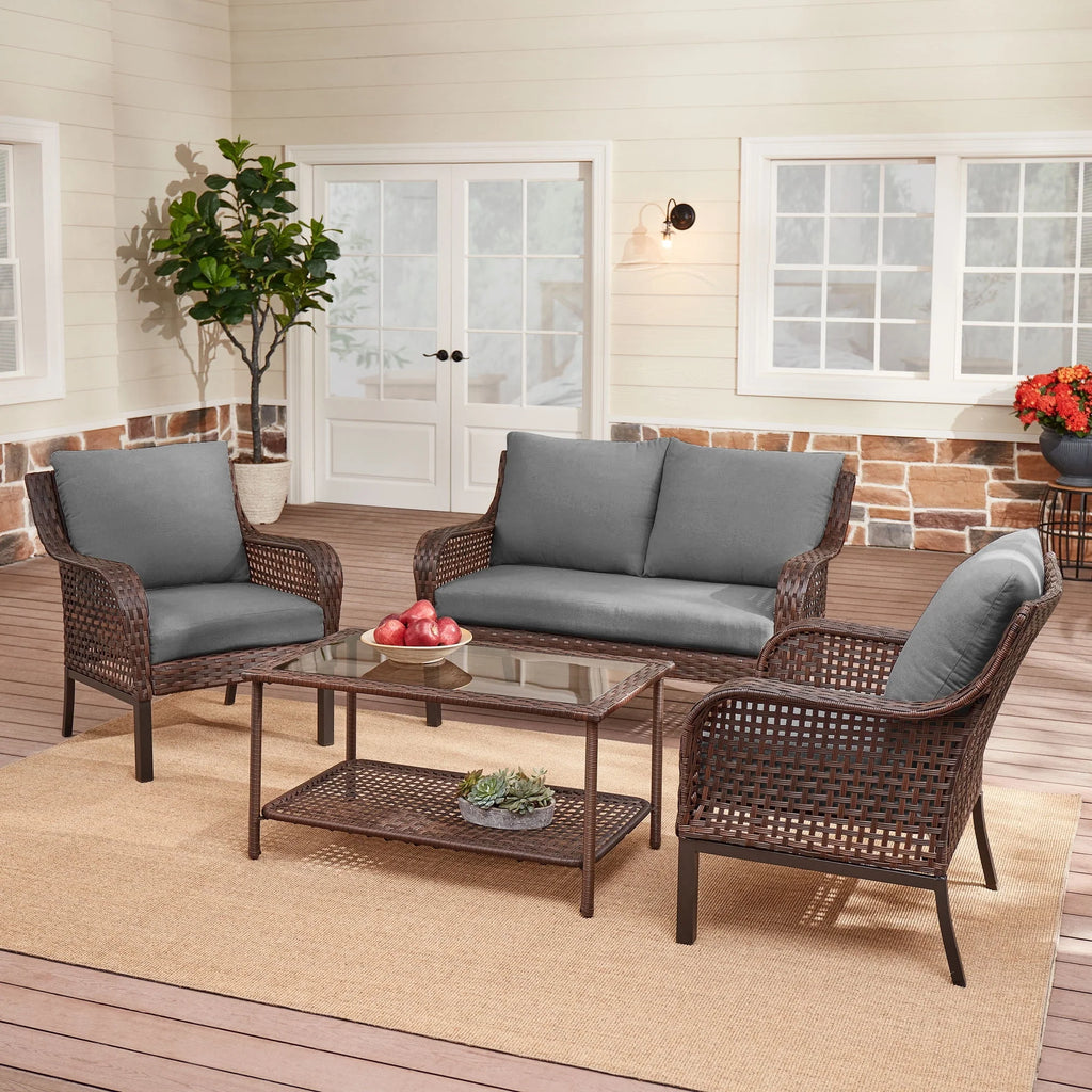 Blue 4 Piece Conversation Set Y999