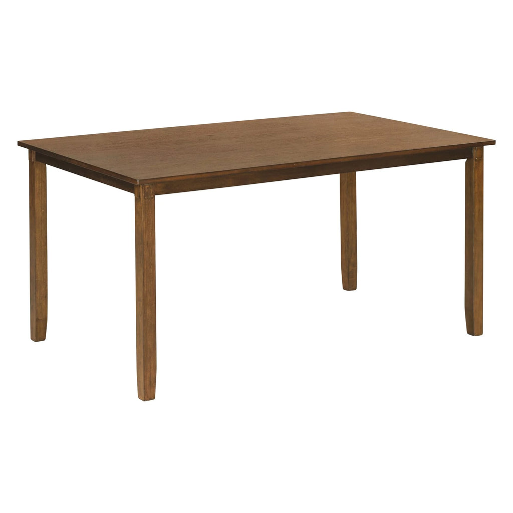 6 Piece Wooden Dining Table Set with 4 Fabric Chairs and Bench M88615