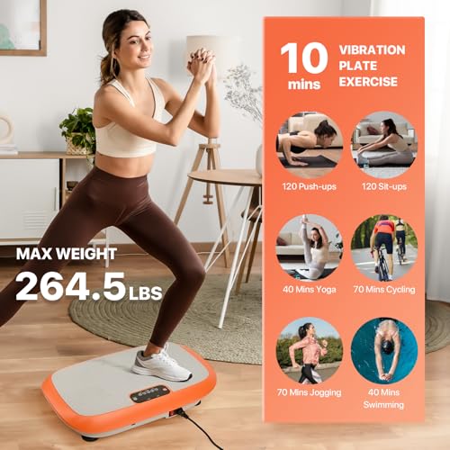 Vibration Plate Exercise Machine with 99 Adjustable Speeds T166