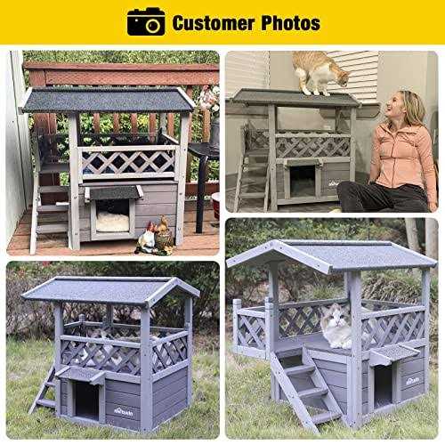 Feral Cat House with Escape Door H927396