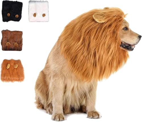 Adjustable Dog Lion Mane Costume B2487