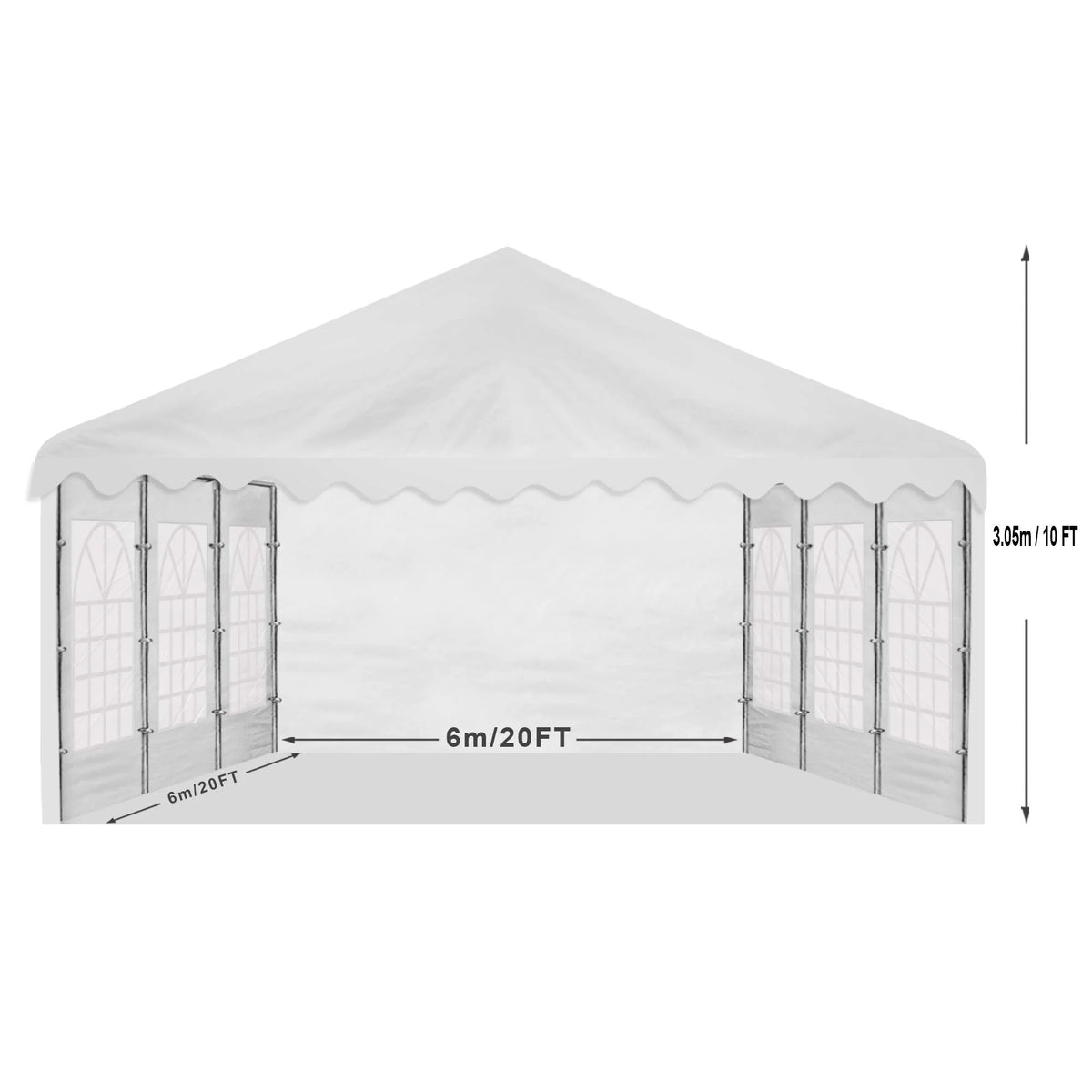 20 x 20 Heavy Duty Party Canopy Z784