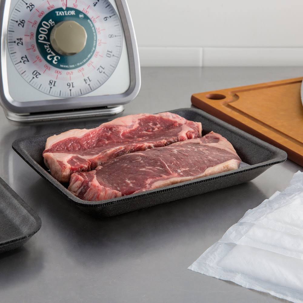 Black Foam Supermarket Trays L315