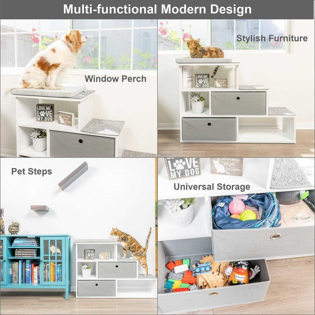 Pet Step Window Perch Bookshelf V46097