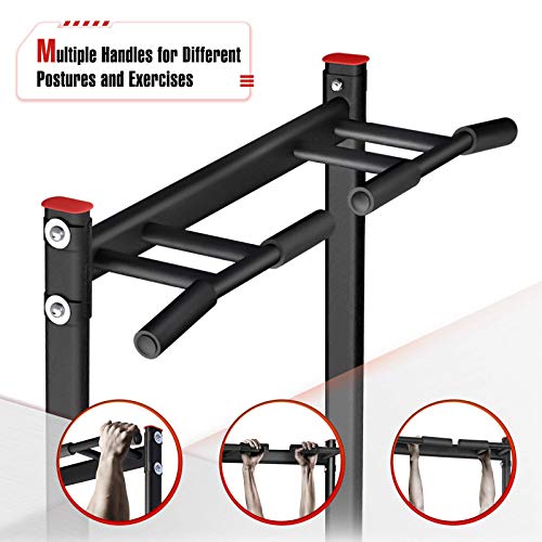 Power Tower Pull Up Dip Station Home Gym Strength Training Fitness Equipment S242481