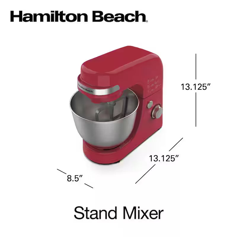 4 Quart 7-Speed Red Stand Mixer C246083