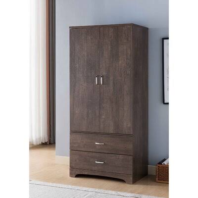 White Armoire Wardrobe Storage Cabinet E9258