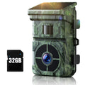 Solar Powered Trail Camera 1080P 24MP with Night Vision Waterproof S837943