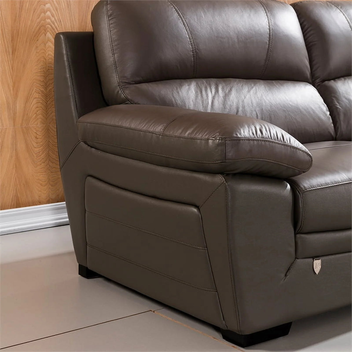 Italian Leather Sofa A1463