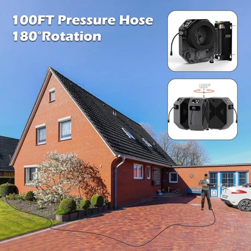 5000 PSI Electric Pressure Washer with 100FT Hose, Black K98185