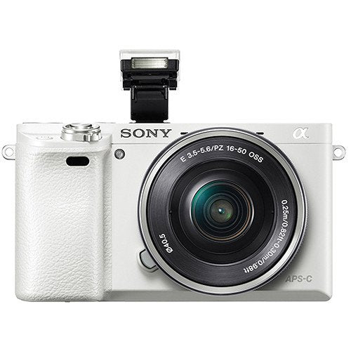 White 24 MP Mirrorless Digital Camera with 16-50 mm Lens E4888