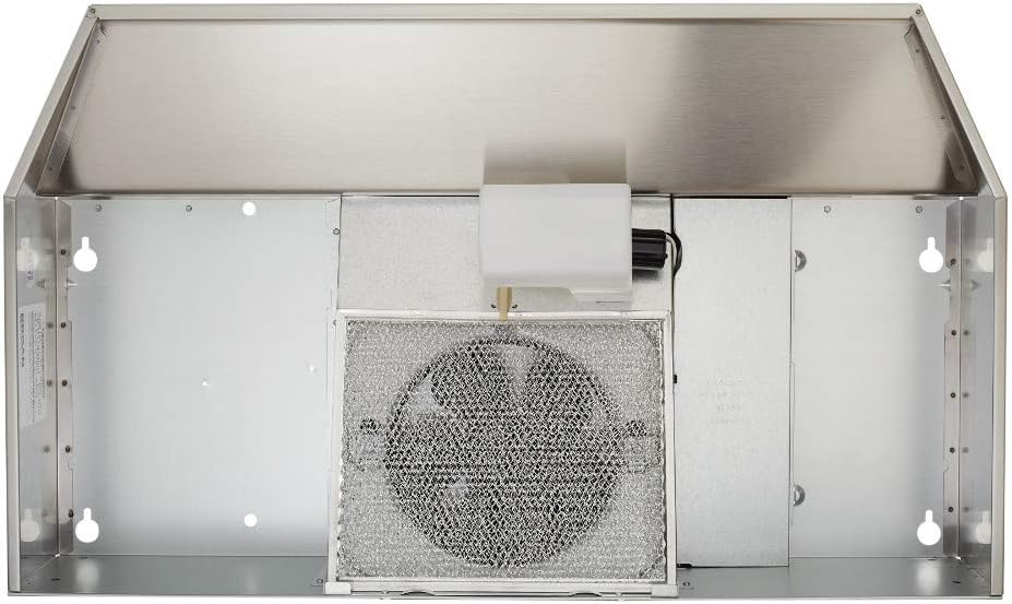 Range Hood Insert with Light Exhaust Fan, 30, Stainless Steel A5393