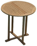 Round Teak Patio Bar Table O488