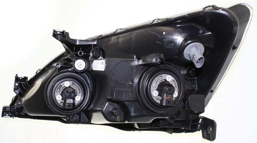 Passenger Side Hybrid Combination Headlight for Honda Accord 2003-2007 W403