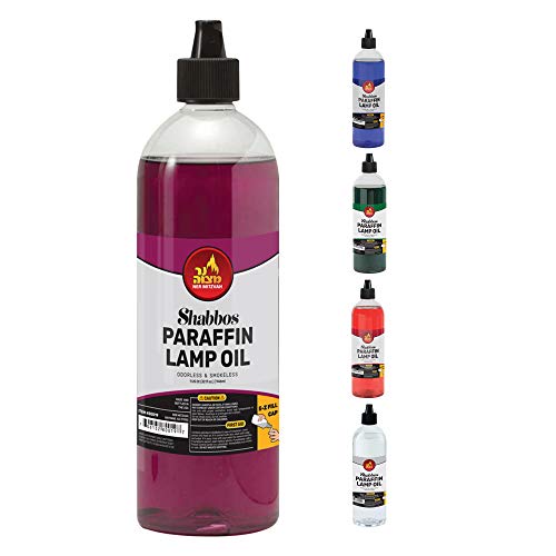 Red Smokeless Odorless Clean Burning Paraffin Lamp Oil 32oz F23390